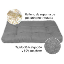 Cargar imagen en el visor de la galería, Cama de Mascota, Colchón o Colchoneta Reversible- Gris
