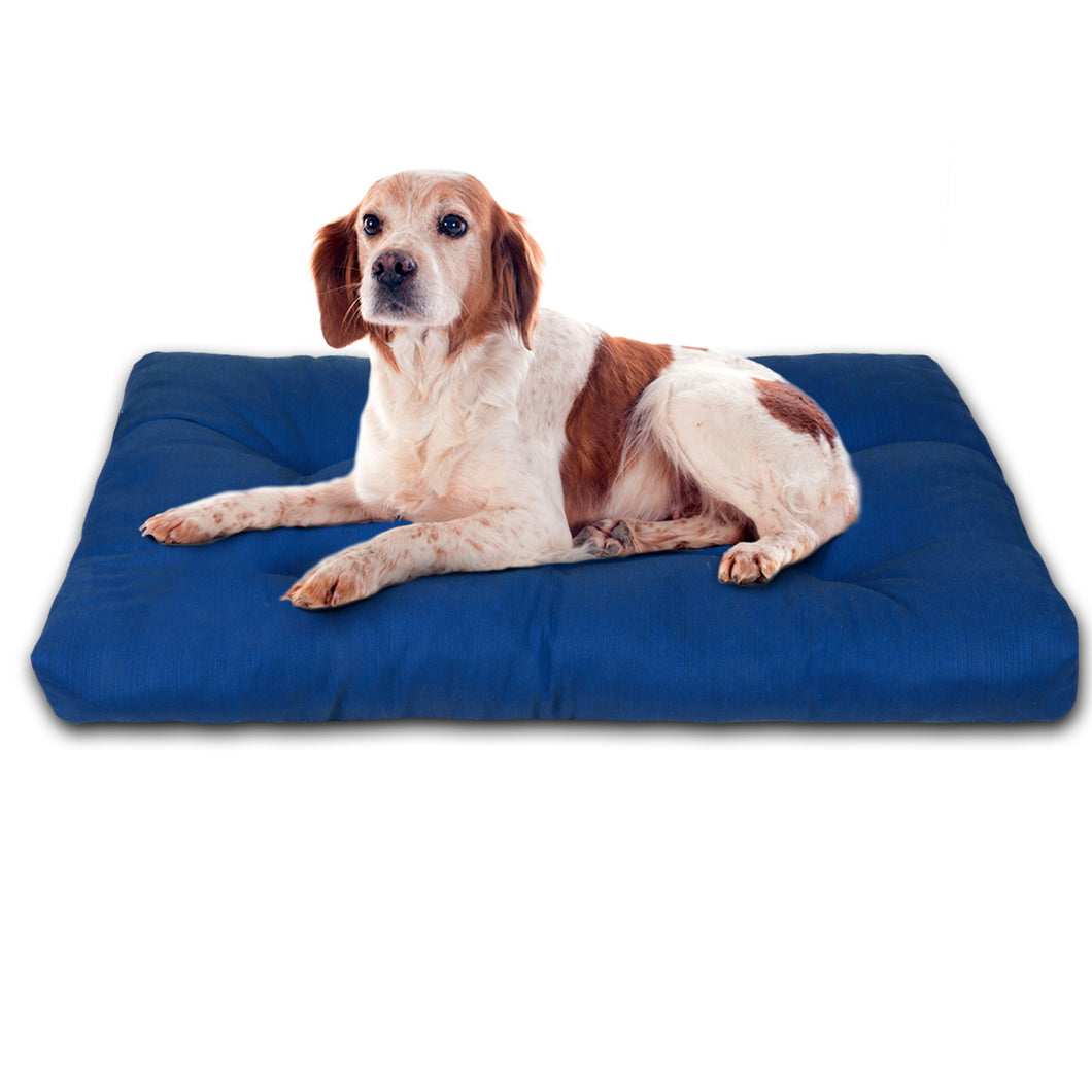 Cama de Mascota, Colchón o Colchoneta Reversible- Azul