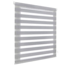 Cargar imagen en el visor de la galería, Estor Enrollable De Doble Capa, Noche y Día, Translúcido y Oscurecido Gris

