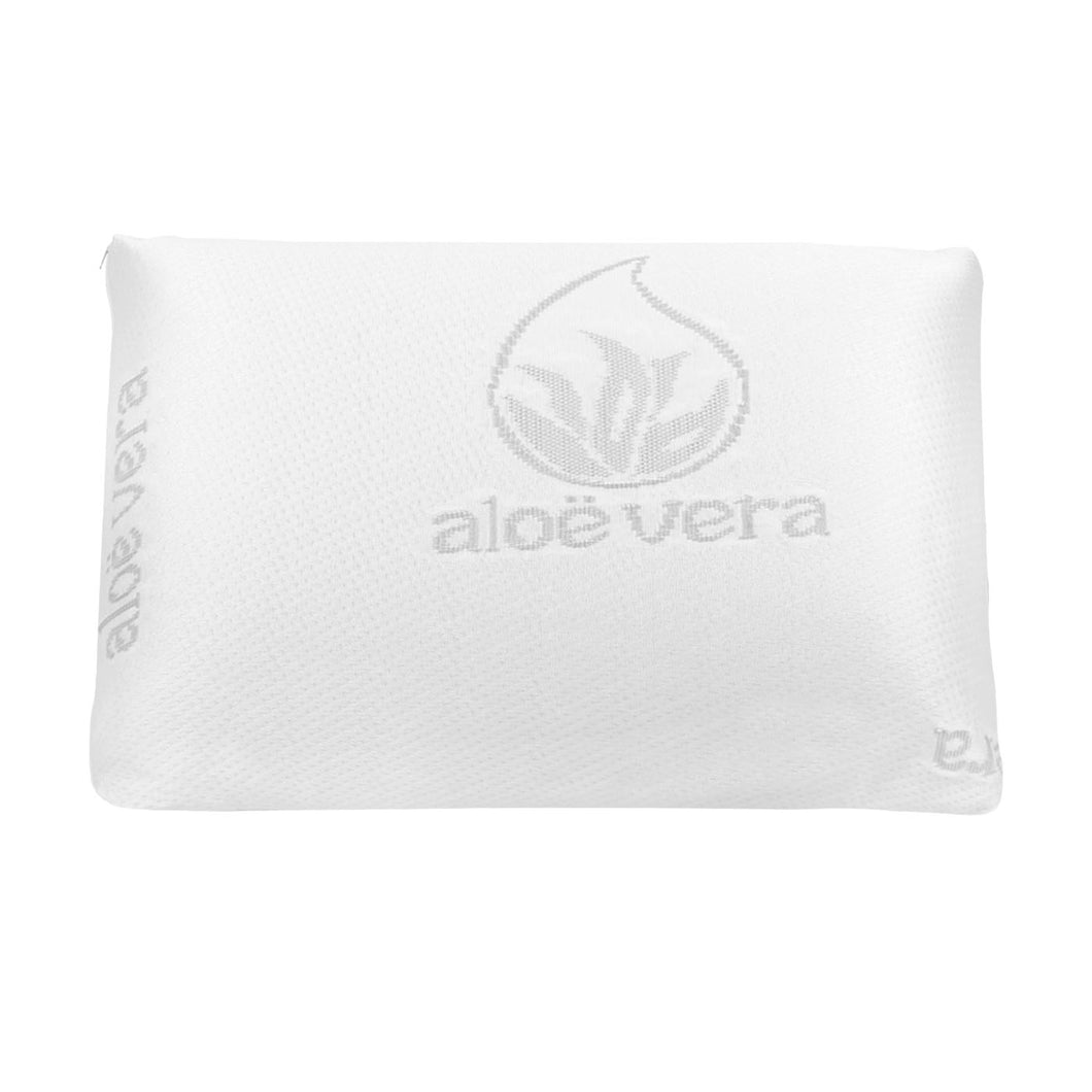 Almohada de viaje viscoelástica con tejido de Aloe Vera