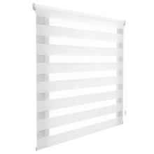 Cargar imagen en el visor de la galería, Estor Enrollable De Doble Capa, Noche y Día, Translúcido y Oscurecido Blanco

