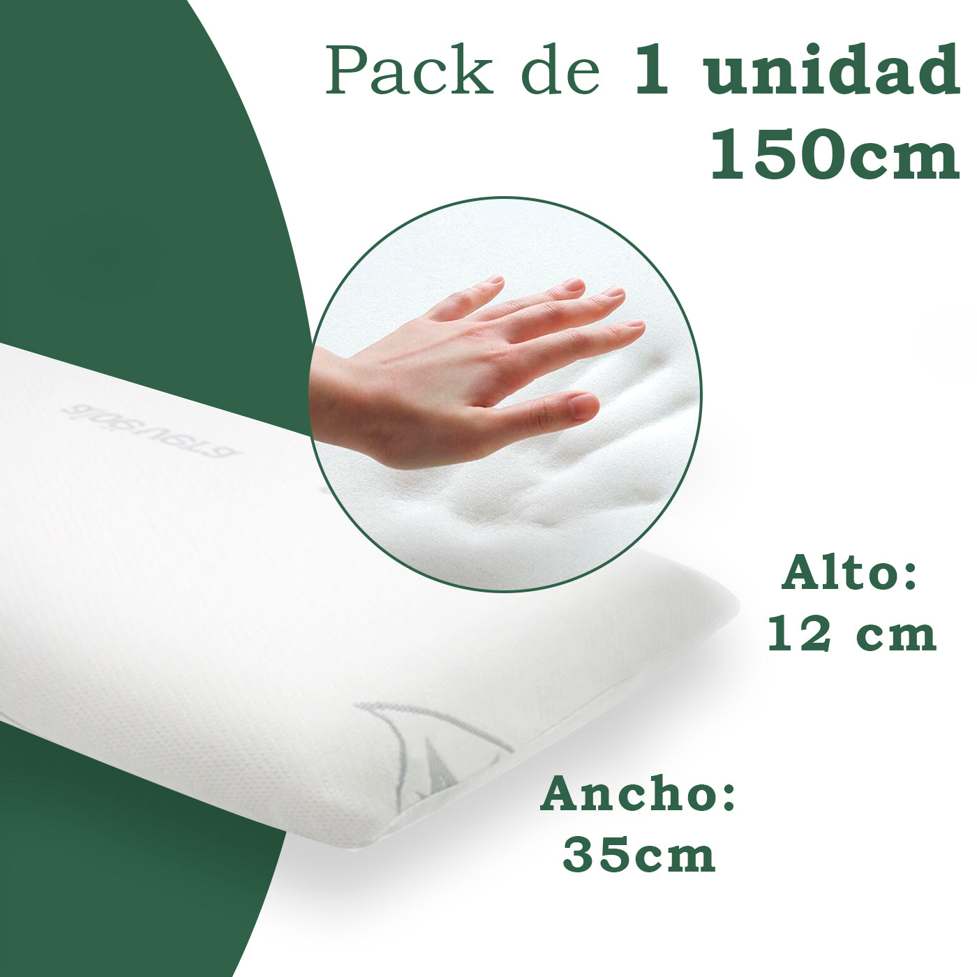 Almohada viscoelastica 150 cm