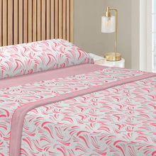 Cargar imagen en el visor de la galería, Juego de sábanas de 3 Piezas Invierno- Rosa
