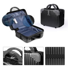 Cargar imagen en el visor de la galería, Maleta de Cabina con Ruedas para Viaje de Negocios, Piloto- Negro
