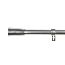 Cargar imagen en el visor de la galería, Barra De Cortinas Universal Extensible Acero Taza. Plata

