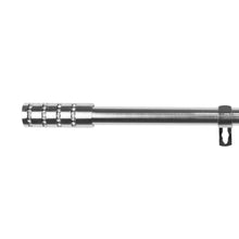 Cargar imagen en el visor de la galería, Barra De Cortinas Universal Extensible Acero Diamante. Plata

