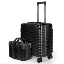 Cargar imagen en el visor de la galería, Maleta de Cabina con Ruedas para Viaje de Negocios, Piloto- Negro
