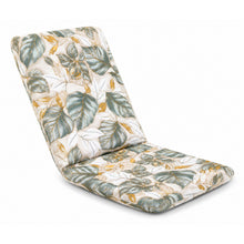 Cargar imagen en el visor de la galería, Cojín Tumbona Colchón 120x55x6cm . Ideal para Jardín, Piscina, Terraza- Hojas
