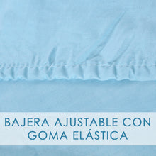 Cargar imagen en el visor de la galería, Juego Sábanas Estampadas de Verano y Entretiempo 100% Poliéster- Rombos Azul
