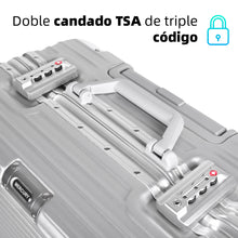 Cargar imagen en el visor de la galería, Maleta de Cabina con Ruedas para Viaje de Negocios, Piloto- Gris
