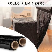 Cargar imagen en el visor de la galería, Film Negro para Embalar, Flexible y Resistente 50cm x 200metros
