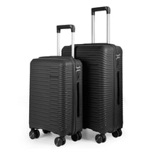 Cargar imagen en el visor de la galería, Juego de 2 Maletas de Viaje Cabina y Mediana- Negro
