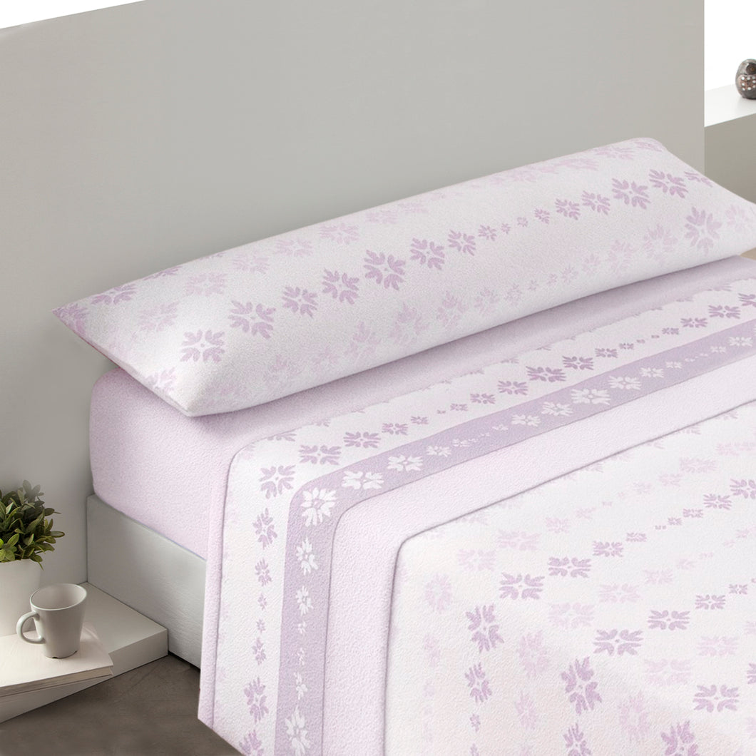 Juego de sábanas Coralina de 3 Piezas, Extra suave- Lavanda