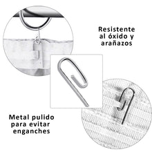Cargar imagen en el visor de la galería, Ganchos de Cortina de Metal para Cortinas de Sistema de Riel
