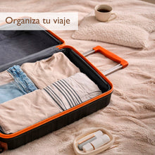Cargar imagen en el visor de la galería, Maleta de Cabina 55x22x36cm de Polipropileno con Cerradura TSA - Negro
