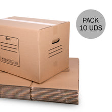 Cargar imagen en el visor de la galería, Pack 10/20 Cajas de Cartón para Mudanzas y Almacenaje- 50x30x30CM 45Litros
