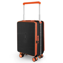 Cargar imagen en el visor de la galería, Maleta de Cabina 54x24x35cm de Polipropileno, Abertura Superior y Cerradura TSA - Negro
