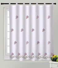 Cargar imagen en el visor de la galería, Cortinas de Cocina 140x140cm Translucidas 2 pc- Lavanda

