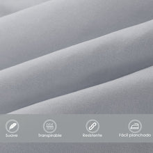 Cargar imagen en el visor de la galería, Juego Sábanas Estampadas de Verano y Entretiempo 100% Poliéster- Gris
