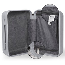 Cargar imagen en el visor de la galería, Juego de 4 Maletas de Viaje Neceser, Cabina, Mediana y Grande de Polipropileno- Gris
