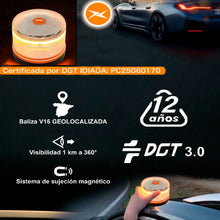 Cargar imagen en el visor de la galería, Baliza V16 Homologada DGT con Geolocalización, Cumple Normativa 2026
