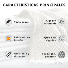 Cargar imagen en el visor de la galería, Manta o Colcha 4 Estaciones de Algodón- Azul
