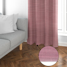 Cargar imagen en el visor de la galería, Cortinas de Salón Translúcidas, Lino, Modernas- Rosa
