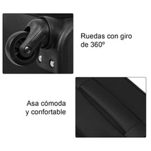Cargar imagen en el visor de la galería, Juego de Maletas 3pcs Cabina, Mediana y Grande de Tela, Maleta Expandible- Negro
