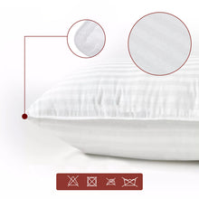 Cargar imagen en el visor de la galería, Almohada Ergonómica de Fibra Hueca Virgen Siliconada de Poliéster- 40x70cm
