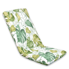Cargar imagen en el visor de la galería, Cojín Tumbona Colchón 120x55x6cm . Ideal para Jardín, Piscina, Terraza- Hojas
