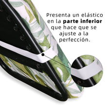 Cargar imagen en el visor de la galería, Cojín Tumbona Colchón 120x55x6cm . Ideal para Jardín, Piscina, Terraza- Hojas
