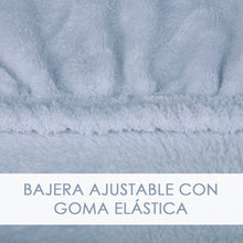 Cargar imagen en el visor de la galería, Juego de sábanas Coralina de 3 Piezas, Polar Térmica, Extra Suave - Rombo Azul

