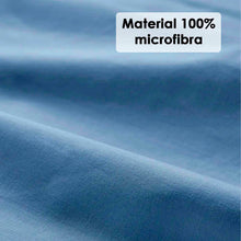 Cargar imagen en el visor de la galería, Sábana Bajera Ajustable 100% Poliéster, Elástica, Suave y Transpirable. Azul
