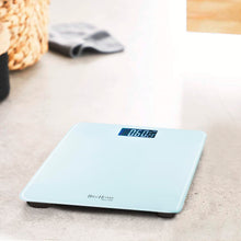 Cargar imagen en el visor de la galería, Báscula de Baño Digital ultrafina de vidrio templado para el baño con sensores de alta precisión, tecnología step-on y pantalla LCD
