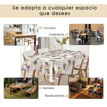 Cargar imagen en el visor de la galería, Mantel Antimanchas,  Rectangular, Resistente, Impermeable- Lavanda

