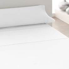 Cargar imagen en el visor de la galería, Juego de sábanas de Verano 3 Piezas Lisas- Blanco, Cama 135
