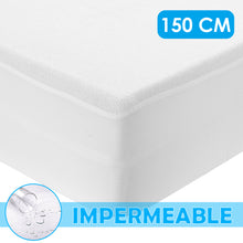 Cargar imagen en el visor de la galería, Protector de colchon Impermeable ajustable , maxima absorvencia - 150 CM
