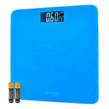 Cargar imagen en el visor de la galería, Báscula de Baño Digital ultrafina de vidrio templado para el baño con sensores de alta precisión, tecnología step-on y pantalla LCD
