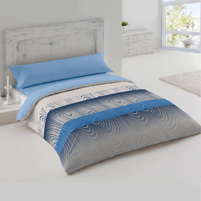 MERCURY TEXTIL- Juego de sábanas coralina, Invierno, Sábana Polar  Microfibra Térmica. Sábana Bajera Ajustable, encimera y Funda Almohada. ( Coralina Esferas Azul, Cama 105) : : Hogar y cocina