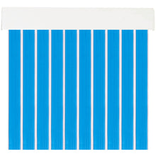 Cargar imagen en el visor de la galería, Cortina tiras PVC para puertas de interior o exterior. L1 Azul. 90x210 cm.
