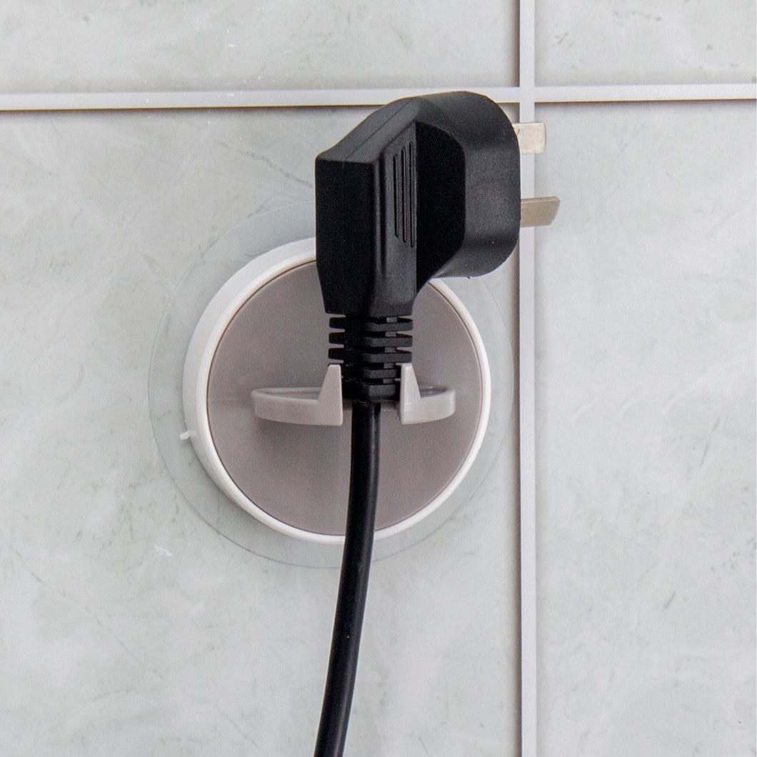 Soporte de ventosa para cable soporte estante ideal para baño o cocina.