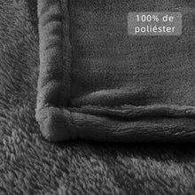 Cargar imagen en el visor de la galería, Manta para Perros, Gatos y Mascotas de Terciopelo- Gris Oscuro
