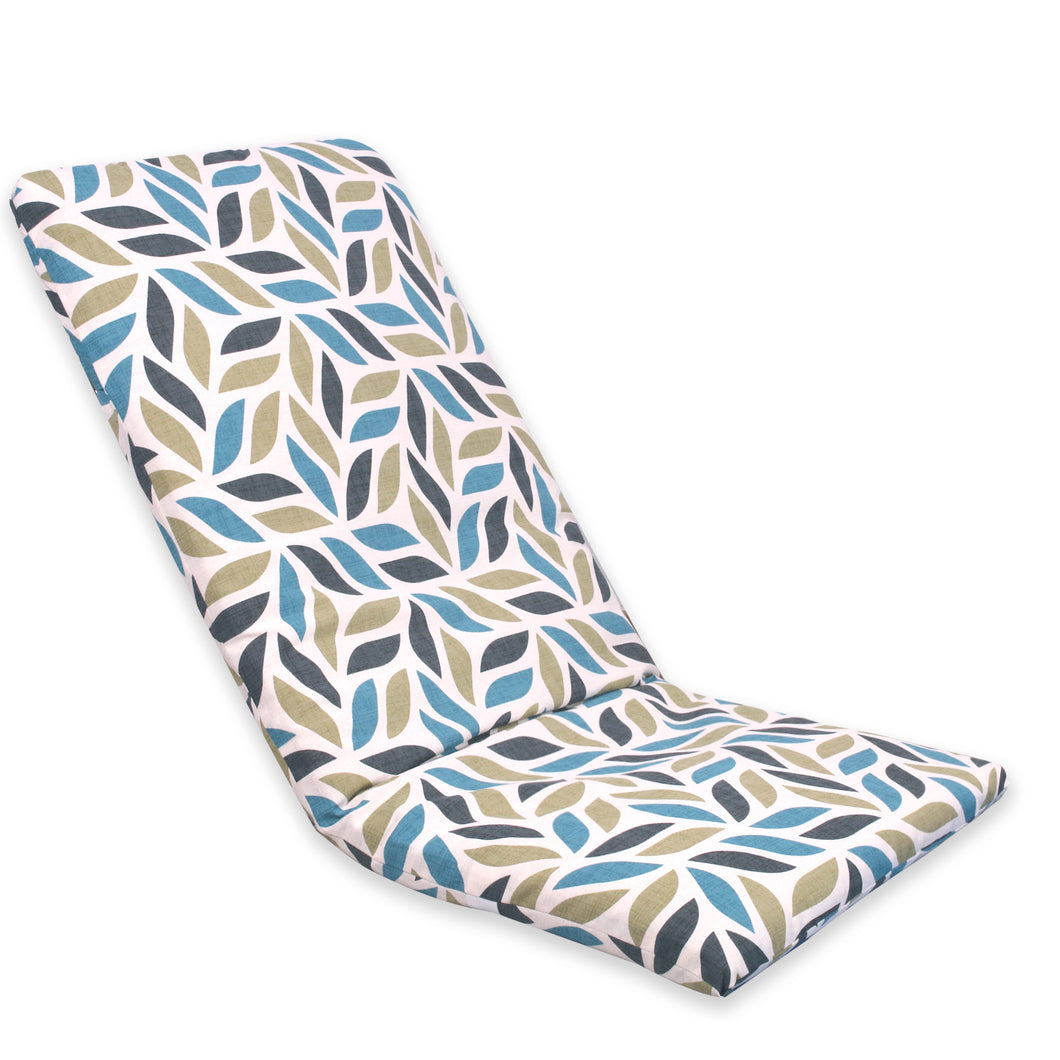 Cojín Tumbona Colchón 120x55x6cm . Ideal para Jardín, Piscina, Terraza- Forma Eliptica