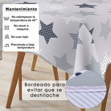 Cargar imagen en el visor de la galería, Mantel Antimanchas,  Rectangular, Resistente, Impermeable- Estrellas
