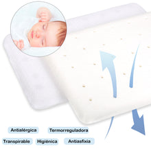 Cargar imagen en el visor de la galería, Almohada viscoelástica de cuna para bebés y niños
