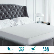 Cargar imagen en el visor de la galería, Protector de colchon Impermeable ajustable , maxima absorvencia - 135 CM
