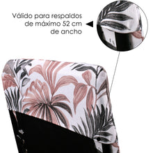 Cargar imagen en el visor de la galería, Cojín de Tumbona 180x50x3,5cm. Desenfundadle- Hojas Marrón
