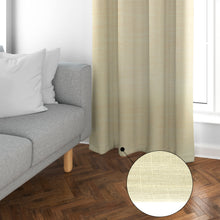 Cargar imagen en el visor de la galería, Cortinas de Salón Translúcidas, Lino, Modernas- Camel
