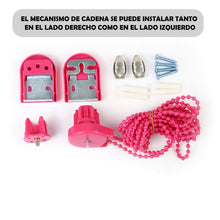 Cargar imagen en el visor de la galería, Estor Enrollable Translúcido Liso Rosa

