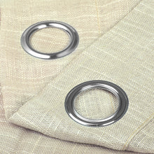 Cargar imagen en el visor de la galería, Cortinas de Salón Translúcidas, Lino, Modernas- Camel
